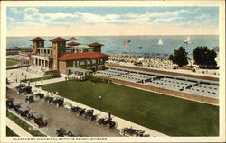 Clarendon Municipal Bathing Beach Chicago, IL Postcard Postcard Postcard