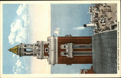 One of the Towers, Municipal Pier Postcard