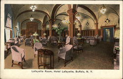 Hotel Lafayette - Lafayette Room Postcard