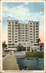 Hotel McAllister from the Bay Postcard