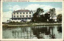 The Langsford House Cape Porpoise, ME Postcard Postcard Postcard