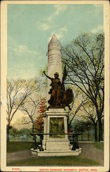 Boston Massacre Monument Massachusetts Postcard Postcard Postcard