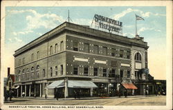 Somerville Theatre, Hobbs Building West Somerville, MA Postcard Postcard Postcard