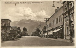 McKenzie Ave. and Mt. McPherson Revelstoke, BC Canada British Columbia Postcard Postcard Postcard