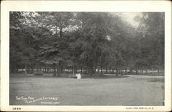 Sea Side Park - Park Avenue Entrance Bridgeport, CT Postcard Postcard Postcard