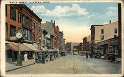 White Street Danbury, CT Postcard Postcard Postcard