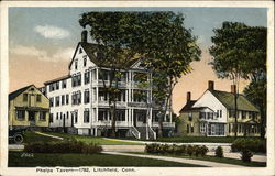 Phelps Tavern - 1782 Litchfield, CT Postcard Postcard Postcard