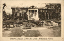 New Canaan Library Connecticut Postcard Postcard Postcard