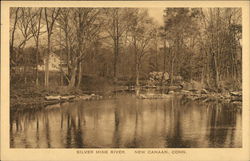 Silver Mine River New Canaan, CT Postcard Postcard Postcard