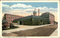 R. & G. Corset Factory South Norwalk, CT Postcard Postcard Postcard