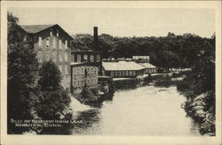 Falls and Mills from Indian Lear Postcard