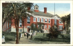 High School Stamford, CT Postcard Postcard Postcard