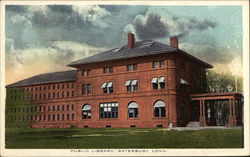 Public Library Postcard