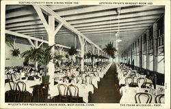 Wilcox's Pier Restaurant at Savin Rock West Haven, CT Postcard Postcard Postcard