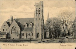 Christ Protestant Episcopal Church Ansonia, CT Postcard Postcard Postcard