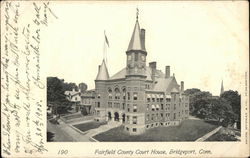 Fairfield County Court House Postcard