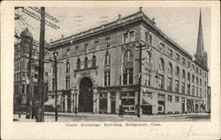 Court Exchange Building Bridgeport, CT Postcard Postcard Postcard