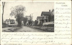 West Main Street. Clinton, CT Postcard Postcard Postcard