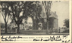 Morgan School Clinton, CT Postcard Postcard Postcard