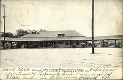 New Railroad Depot Postcard