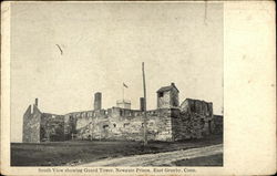 South View showing Guard Tower, Newgate Prison Postcard