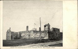 South View Showing Guard Tower, Newgate Prison East Granby, CT Postcard Postcard Postcard