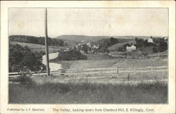 The Valley, Looking Down from Chestnut Hill East Killingly, CT Postcard Postcard Postcard