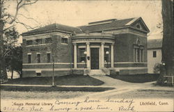 Noyes Memorial Library Litchfield, CT Postcard Postcard Postcard