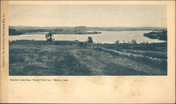 Bantam Lake from "South View Inn" Morris, CT Postcard Postcard Postcard