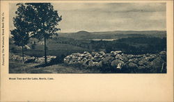 Mount Tom and the Lake Morris, CT Postcard Postcard Postcard