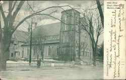 First Congregational Church Meriden, CT Postcard Postcard Postcard