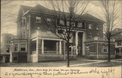 Alpha Delta Phi House, Wesleyan University Postcard