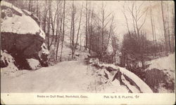 Rocks on Gulf Road Northfield, CT Postcard Postcard Postcard