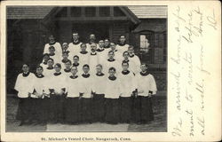 St Michael's Vested Choir Postcard