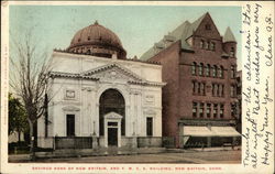 Savings Bank of New Britain and YMCA Building Connecticut Postcard Postcard Postcard