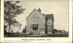 Street View of Graded School Old Saybrook, CT Postcard Postcard Postcard