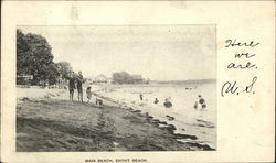 Main Beach, Short Beach Postcard