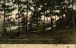 Natures Frame, View of Lakes Waccatuc, Oscaleta & Rippowan From West Mountain Postcard