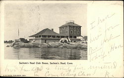 Sachem's Head Club House Postcard