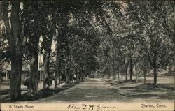 Shady Street Sharon, CT Postcard Postcard Postcard