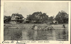 Bungalow Court, Short Beach Branford, CT Postcard Postcard Postcard