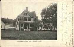 Residence of John Vere Postcard