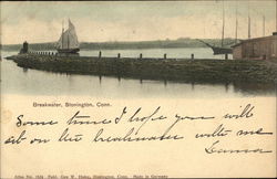 Breakwater Stonington, CT Postcard Postcard Postcard