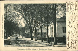 Torrington Public Library Connecticut Postcard Postcard Postcard