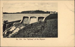 The Spillway at the Wigwam Watertown, CT Postcard Postcard Postcard