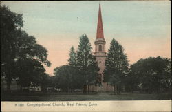 Congregational Church West Haven, CT Postcard Postcard Postcard