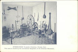 Spinning-Room - Ellsworth Homestead Windsor, CT Postcard Postcard Postcard