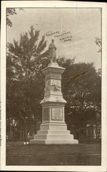 Soldiers Monument, Winsted Park Postcard