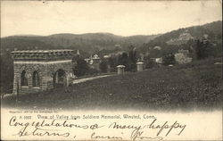 View of Valley From Soldier's Memorial Postcard