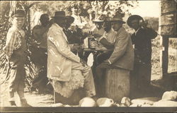 Group of Men Drinking Liquor Postcard Postcard Postcard